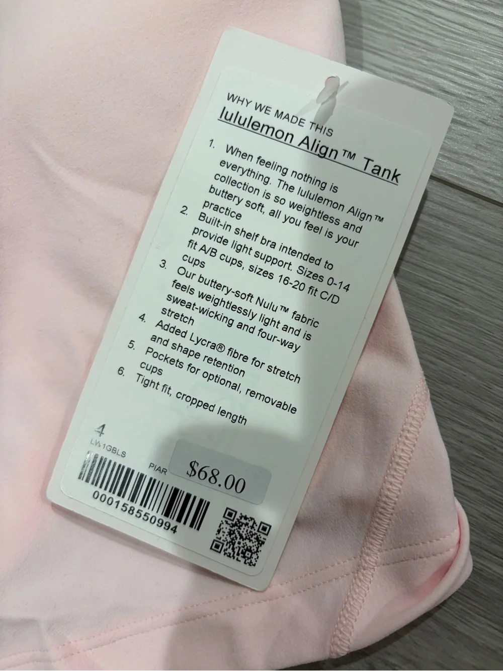 Lululemon align tank